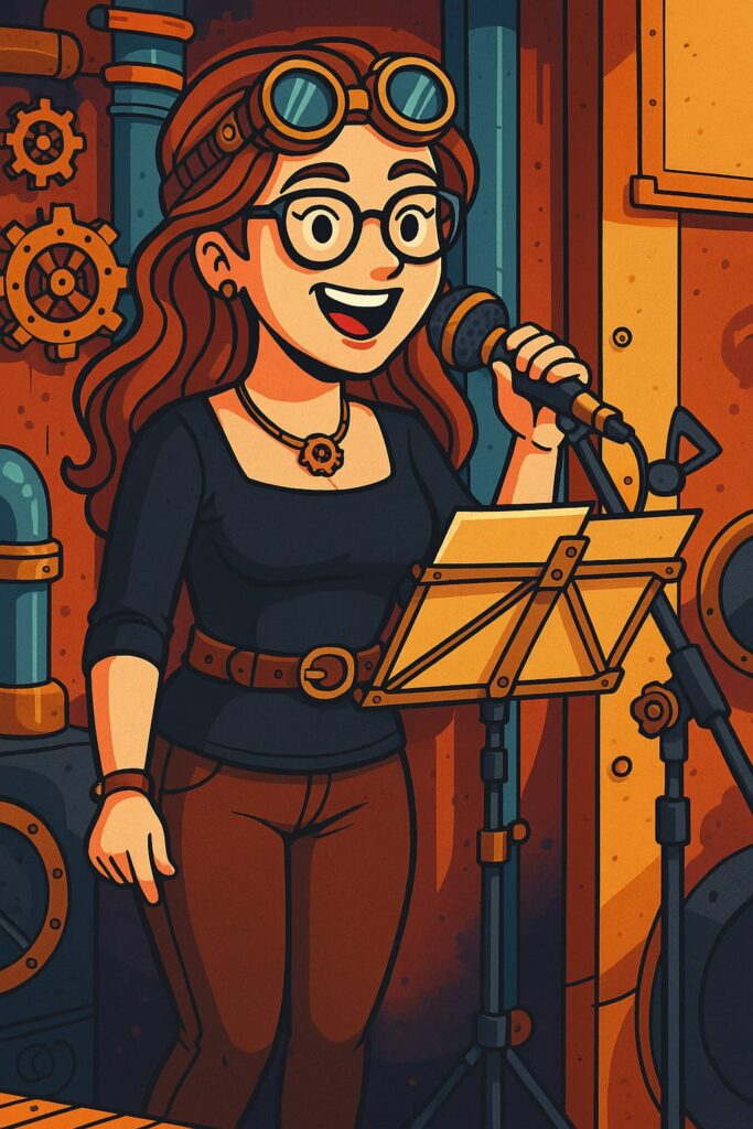 Magali, Chant, dessins